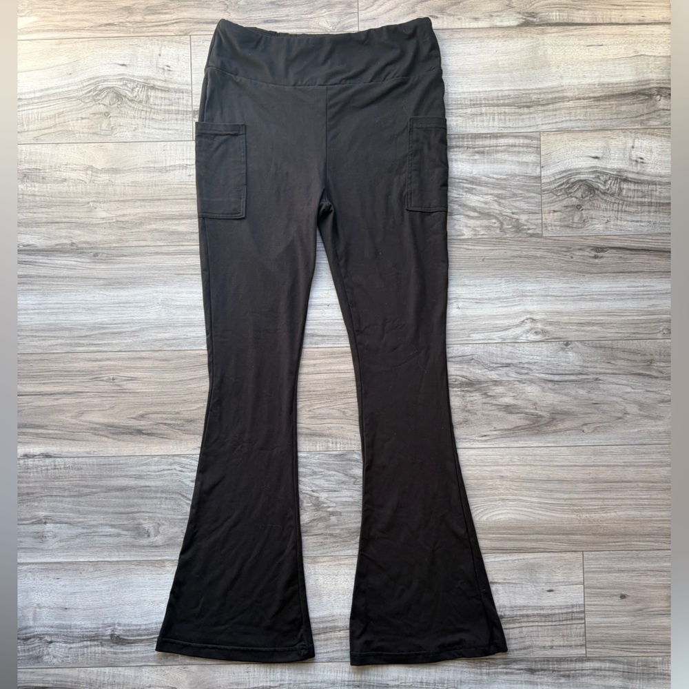 Julia Rose One Size Black Flared Pants